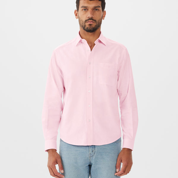 R.M. Williams Collins Button Down Shirt - Pink/White – Assef's