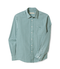 R.M. Williams Classic Poplin Shirt - Green/Blue