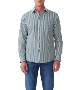 R.M. Williams Regular Shirt - Green/White