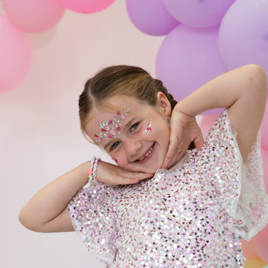 GLITTER GIRL UNICORN FACE GEMS- SWEET HEART