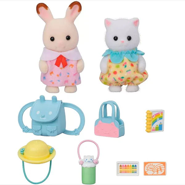 SYLVANIAN FAMILIES- NURSERY FRIENDS WALK ALONG DUO
