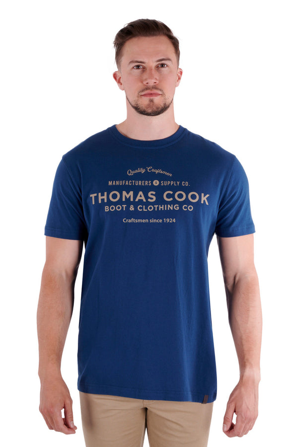 Thomas Cook Men's Baker Short Sleeve Tee - Petrol