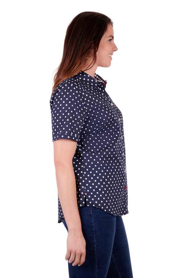 Thomas Cook Women's Josie Short Sleeve Shirt - Navy