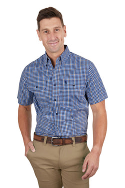 Thomas Cook Men's Gus Check 2-Pocket Short Sleeve Shirt