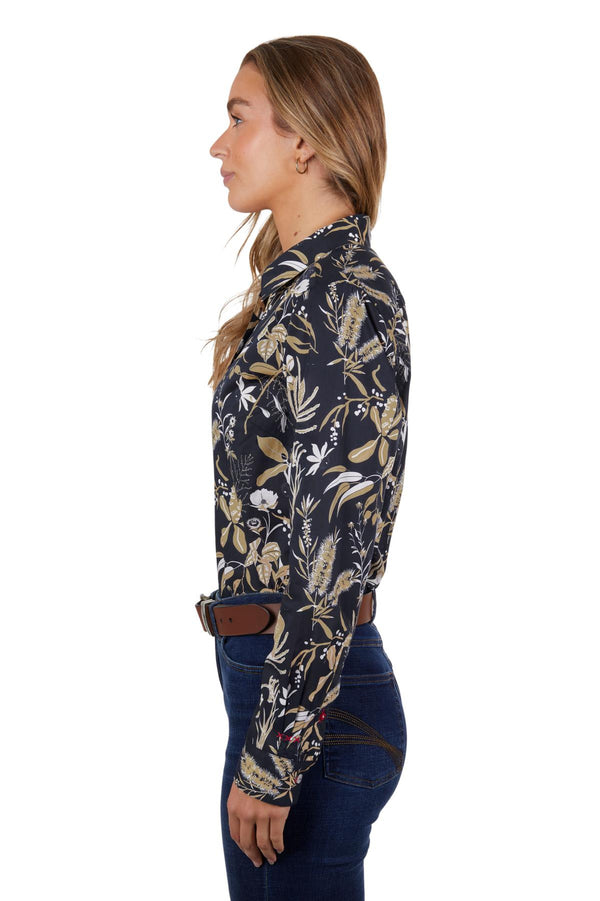 Thomas Cook Womens Emmy Long Sleeve Shirt - Navy