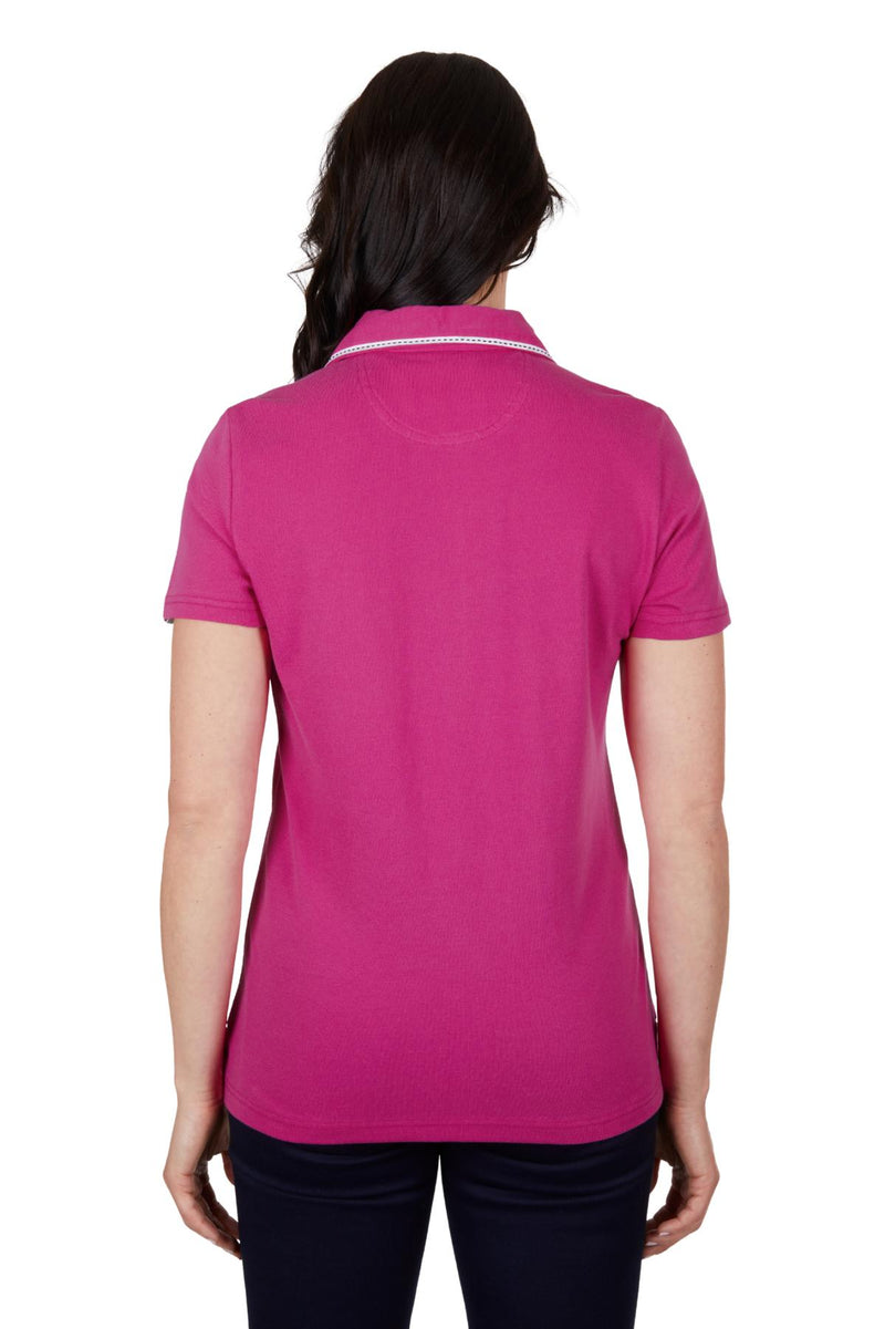 Thomas Cook Womens Sasha Short Sleeve Polo - Berry