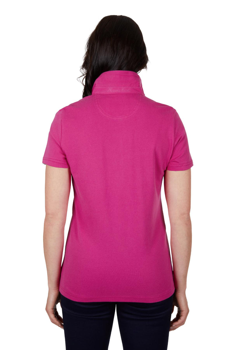 Thomas Cook Womens Sasha Short Sleeve Polo - Berry