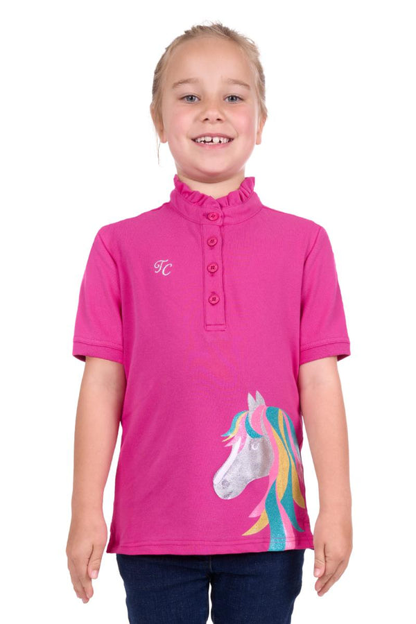 Thomas Cook Girls Dorra Frill Short Sleeve Polo