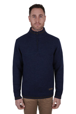 Thomas Cook Men's Nick Merino 1/4 Zip Neck Jumper - 2 Colours