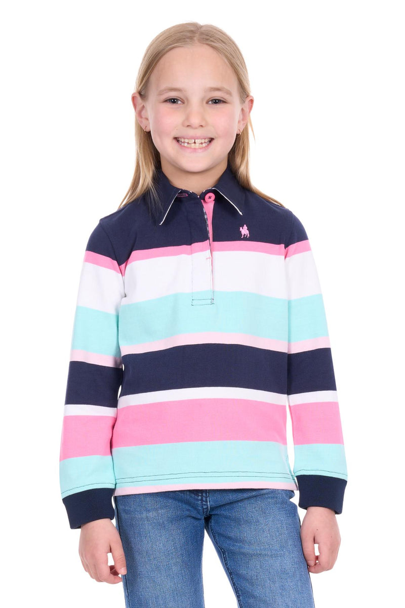 Thomas Cook Girls (Kids) Vivian Stripe Rugby - Multi