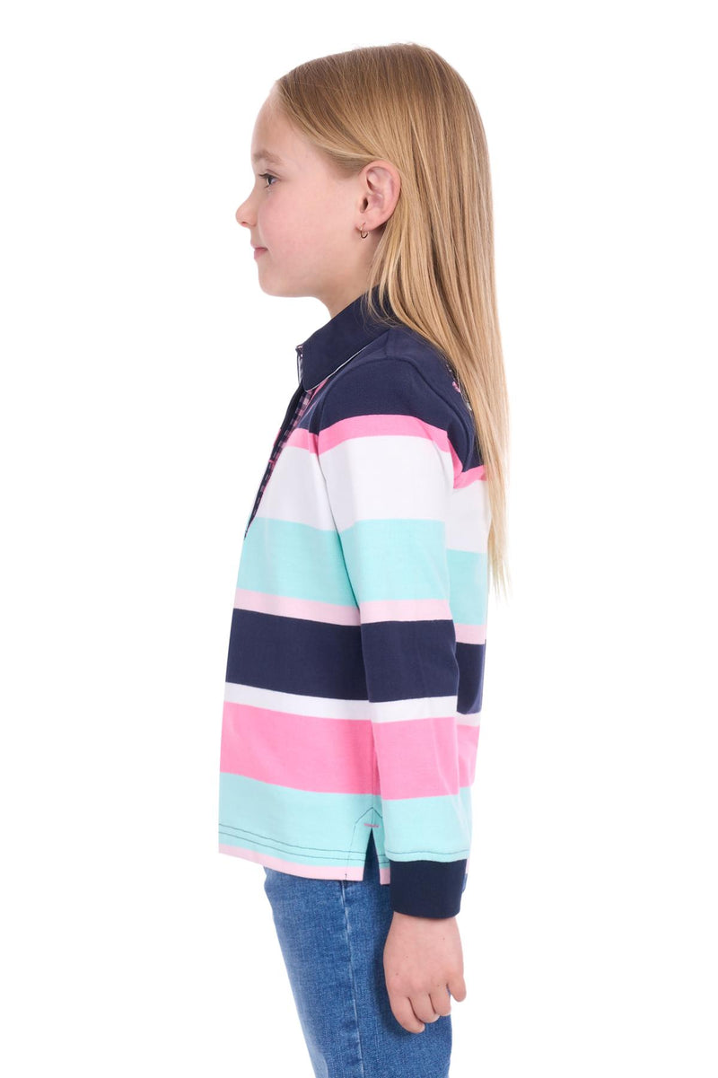 Thomas Cook Girls (Kids) Vivian Stripe Rugby - Multi