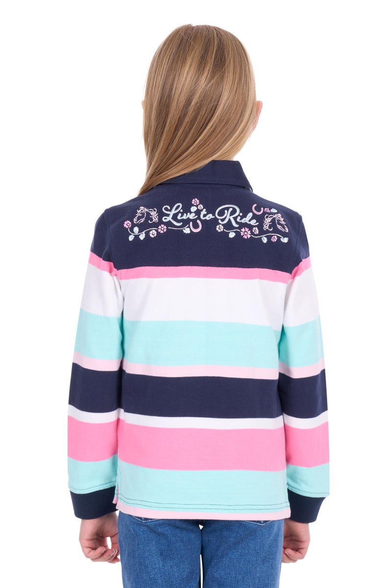 Thomas Cook Girls (Kids) Vivian Stripe Rugby - Multi