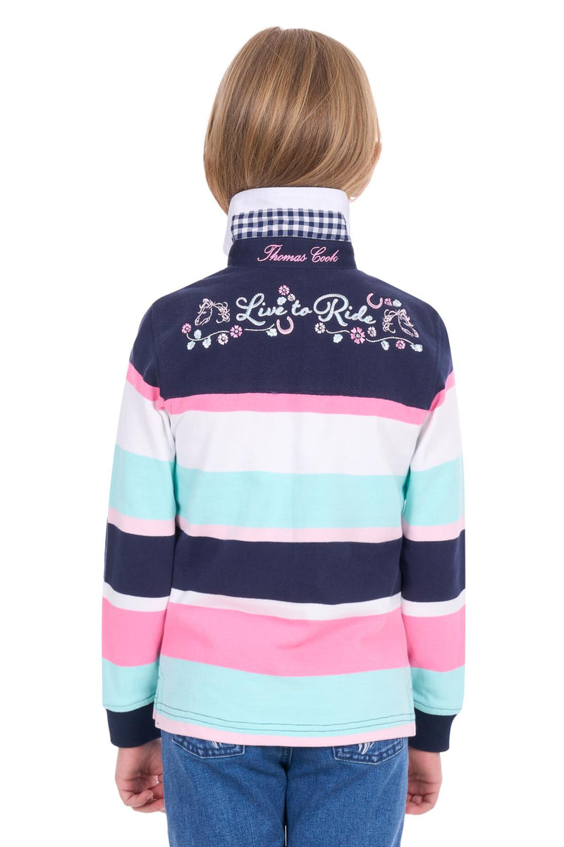 Thomas Cook Girls (Kids) Vivian Stripe Rugby - Multi