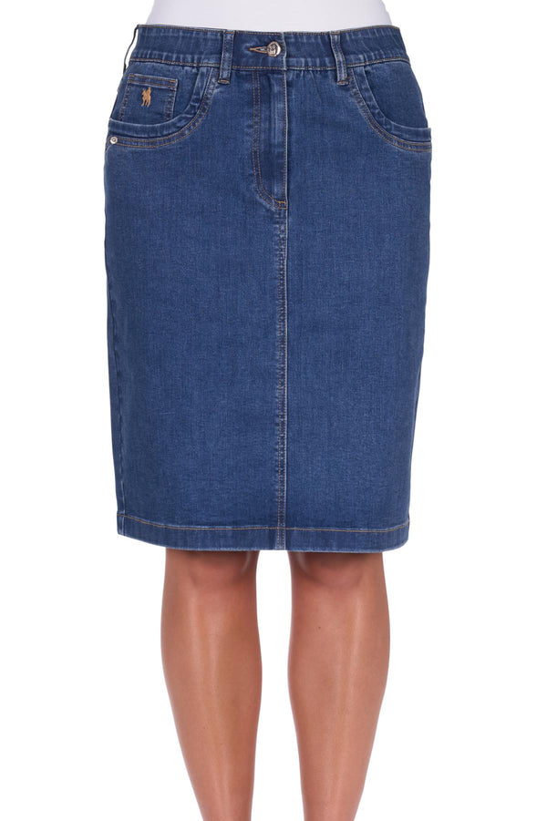 Thomas Cook Women's Lucy Denim Skirt - Mid Wash