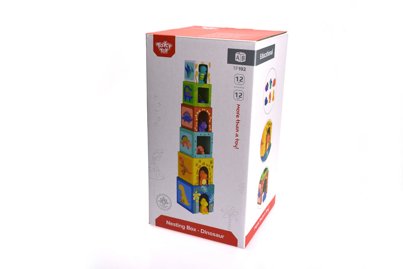 TOOKY TOY NESTING BOXES DINOSAUR