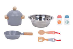 TOOKY TOY WOOD PLAY KITCHEN SET