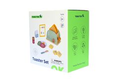 TOOKY TOY WOOD TOASTER SET