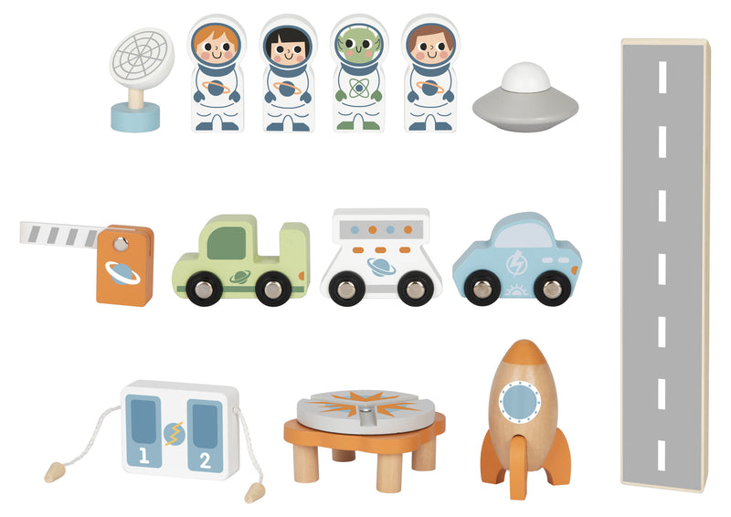 TOOKY TOY SPACE STATION PLAYSET
