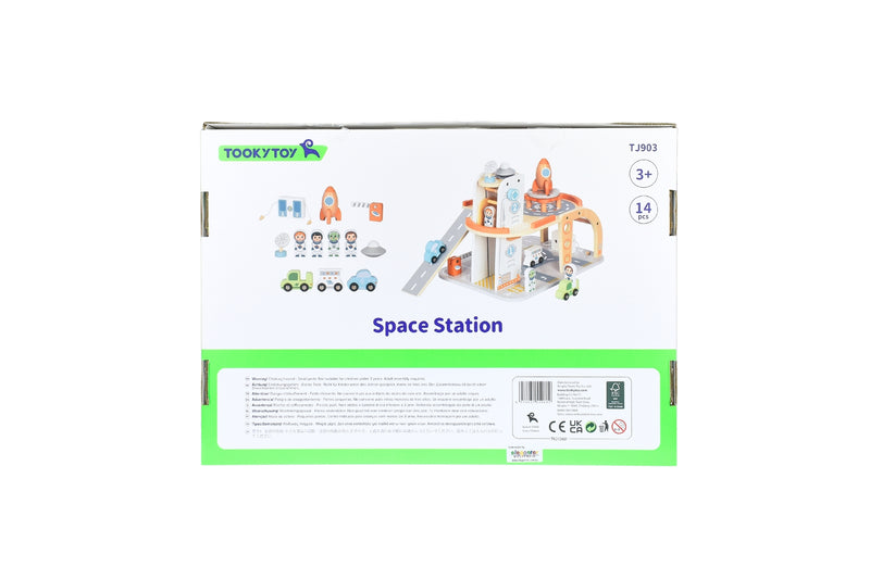 TOOKY TOY SPACE STATION PLAYSET