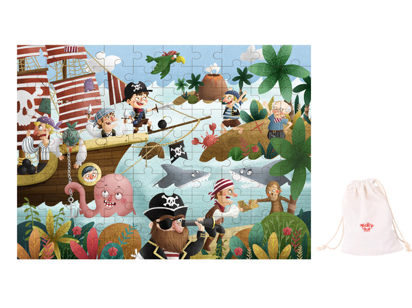 TOOKY TOY PIRATE JIGSAW PUZZLE 100PCS