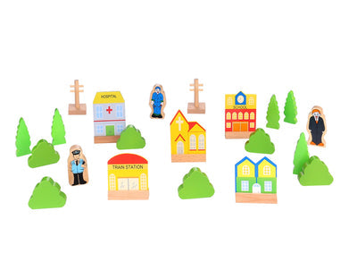 TOOKY TOY TOWN PLAY SET