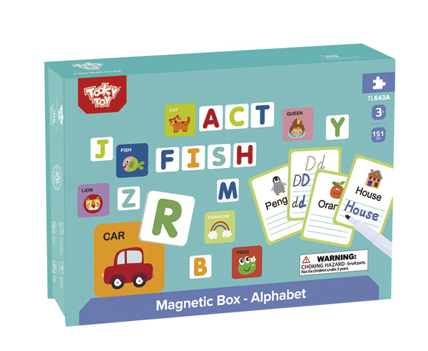 TOOKY TOY- MAGNETIC BOX ALPHABET