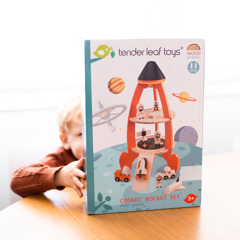 TENDER LEAF TOYS COSMIC ROCKET SET