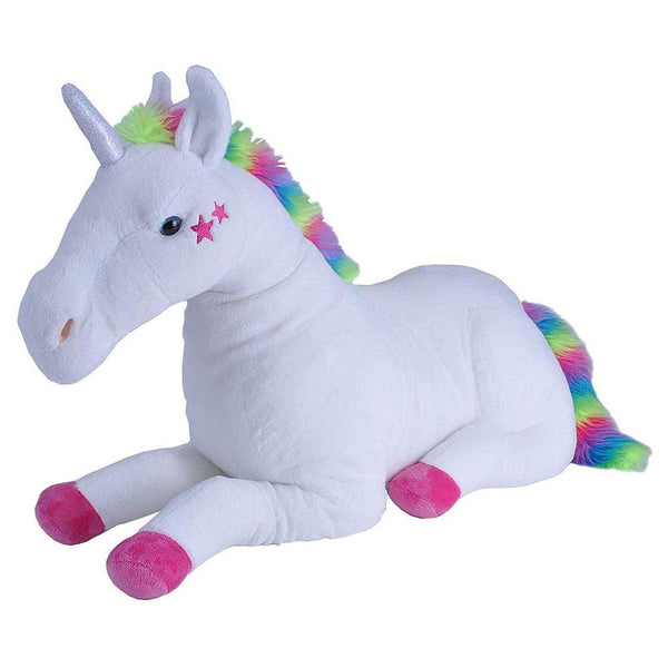 WILD REPUBLIC CUDDLEKINS JUMBO UNICORN- WHITE
