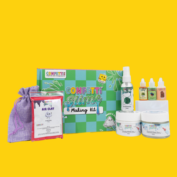 CONFETTI BLUE SLIME MAKING KIT