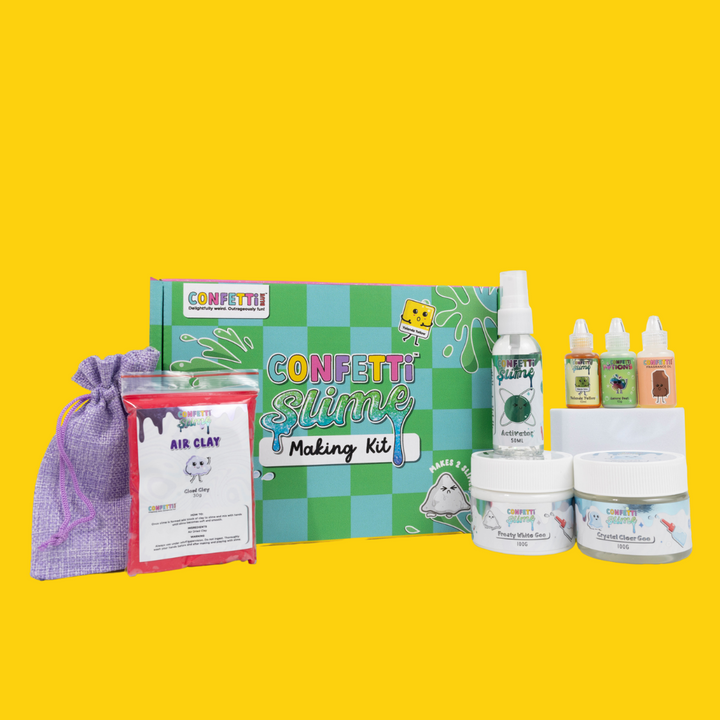 CONFETTI BLUE SLIME MAKING KIT