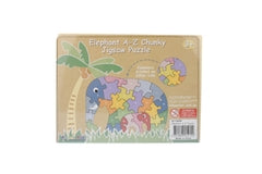 KAPER KIDZ ELEPHANT A-Z CHUNKY JIGSAW PUZZLE