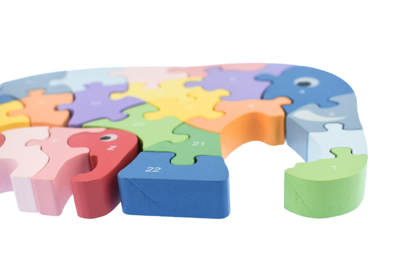 KAPER KIDZ ELEPHANT A-Z CHUNKY JIGSAW PUZZLE