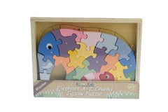 KAPER KIDZ ELEPHANT A-Z CHUNKY JIGSAW PUZZLE