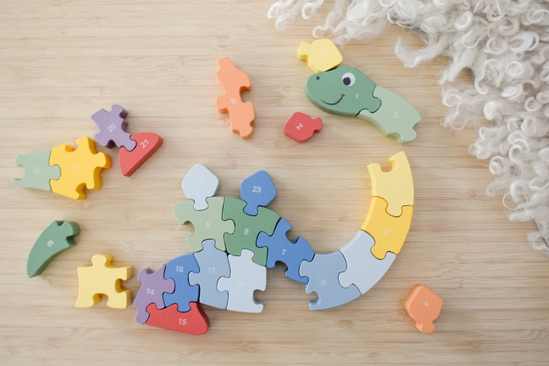 KAPER KIDZ DINOSAUR A-Z CHUNKY JIGSAW PUZZLE