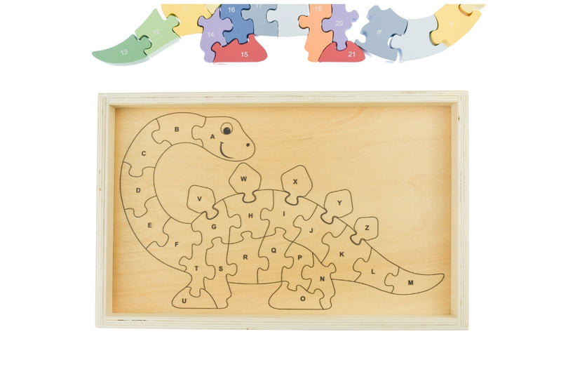 KAPER KIDZ DINOSAUR A-Z CHUNKY JIGSAW PUZZLE