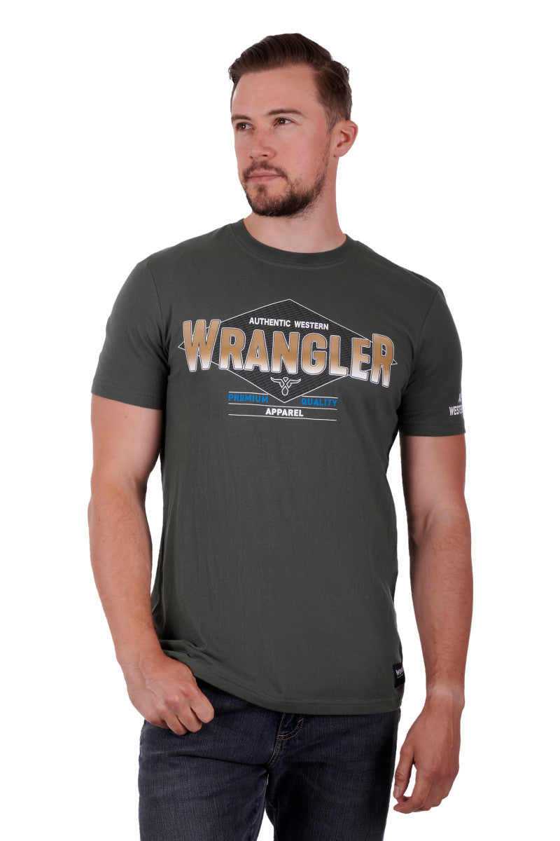 Wrangler Men's George Short Sleeve Tee - Cypress