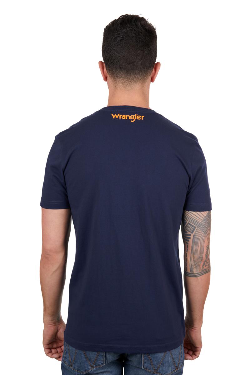 Wrangler Men's Owen Short Sleeve Tee - Navy