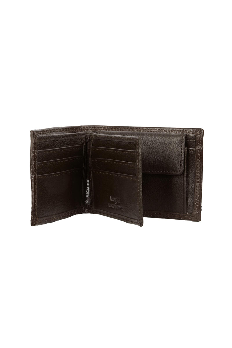 Wrangler Johnny Wallet - Dark Tan