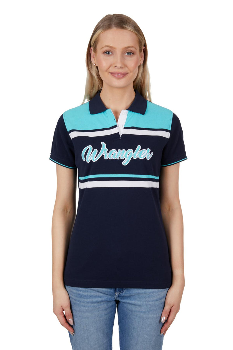 Wrangler Womens Lucy Short Sleeve Polo - 2 Colours