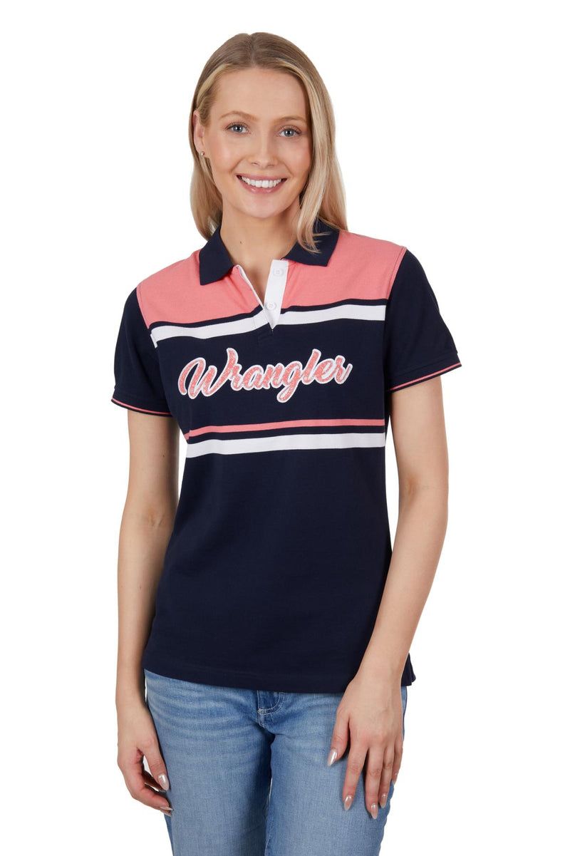 Wrangler Womens Lucy Short Sleeve Polo - 2 Colours