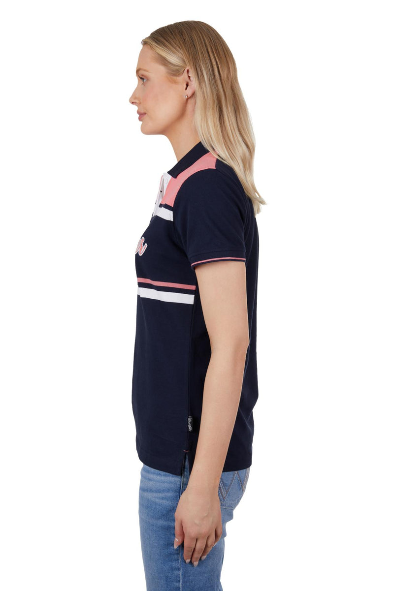 Wrangler Womens Lucy Short Sleeve Polo - 2 Colours