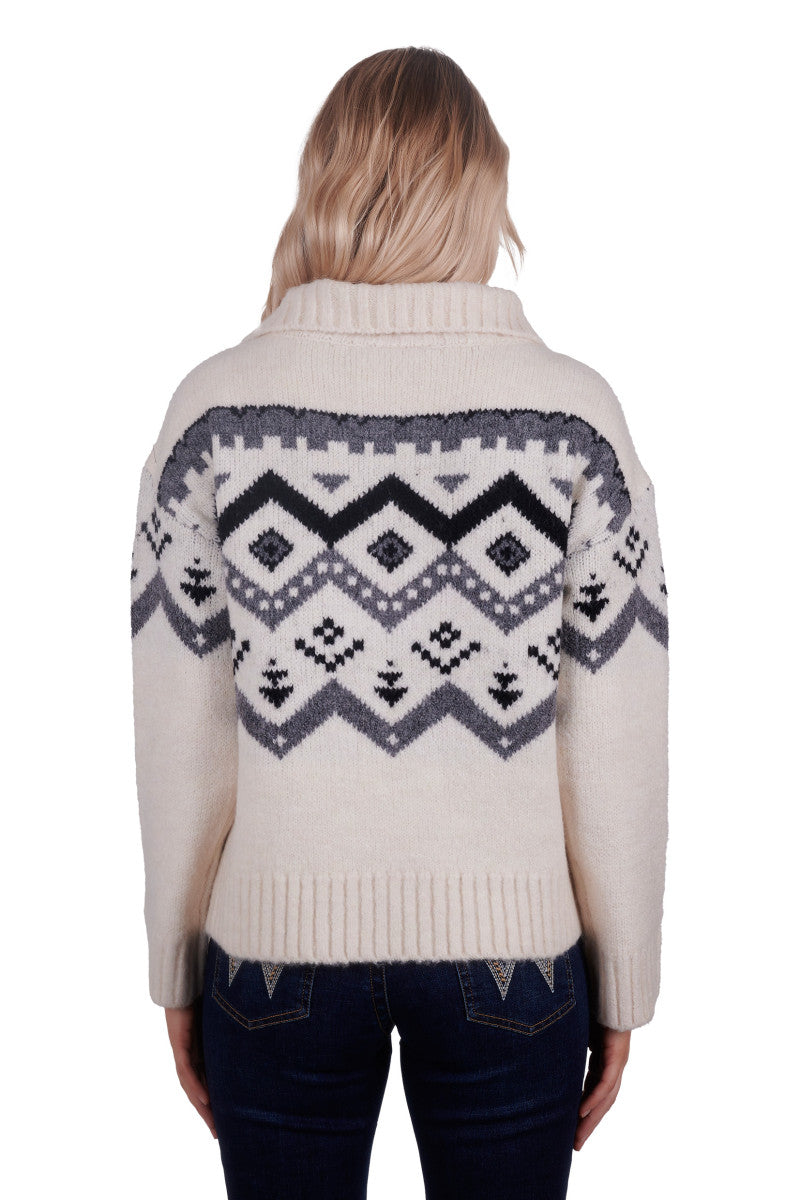 Wrangler Women's Lexie Knitted Pullover - Cream