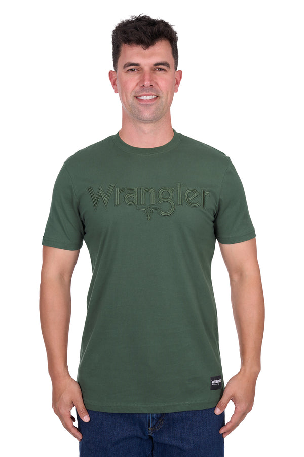 Wrangler Men’s Chase Short Sleeve Tee - Cypress
