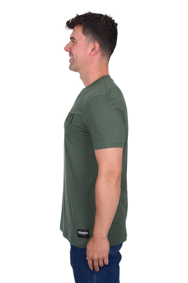 Wrangler Men’s Chase Short Sleeve Tee - Cypress
