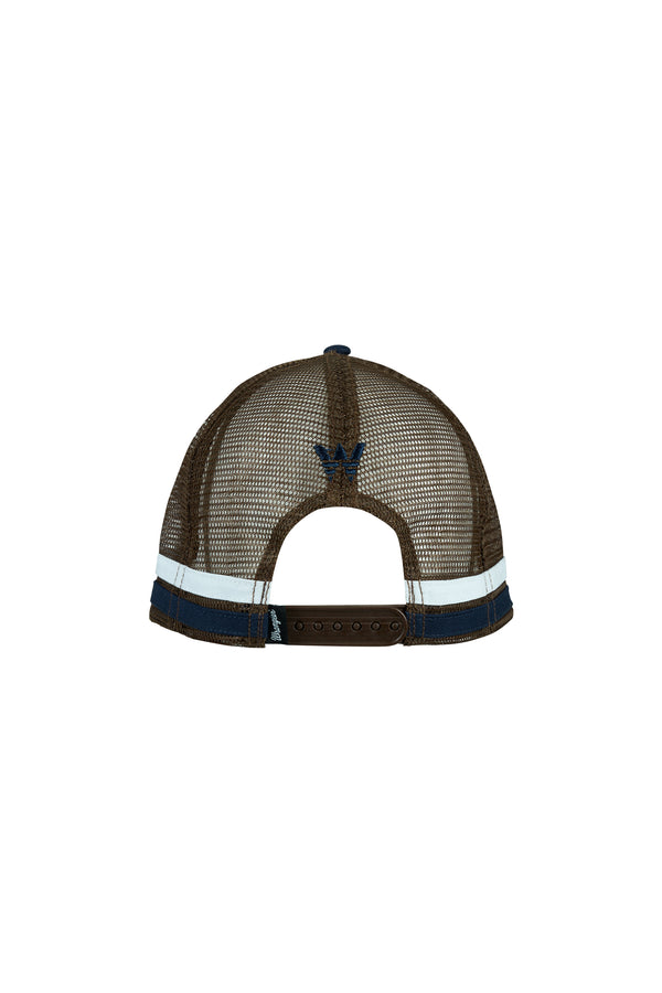 Wrangler Joel High Profile Trucker Cap - Navy