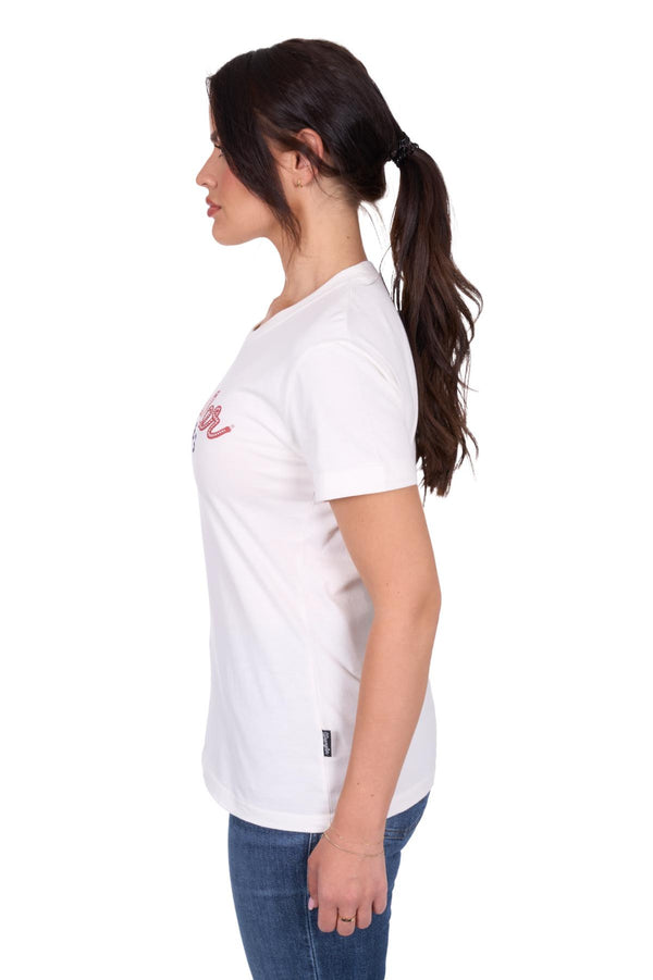 Wrangler Women's Piper Short Sleeve Tee - Cream