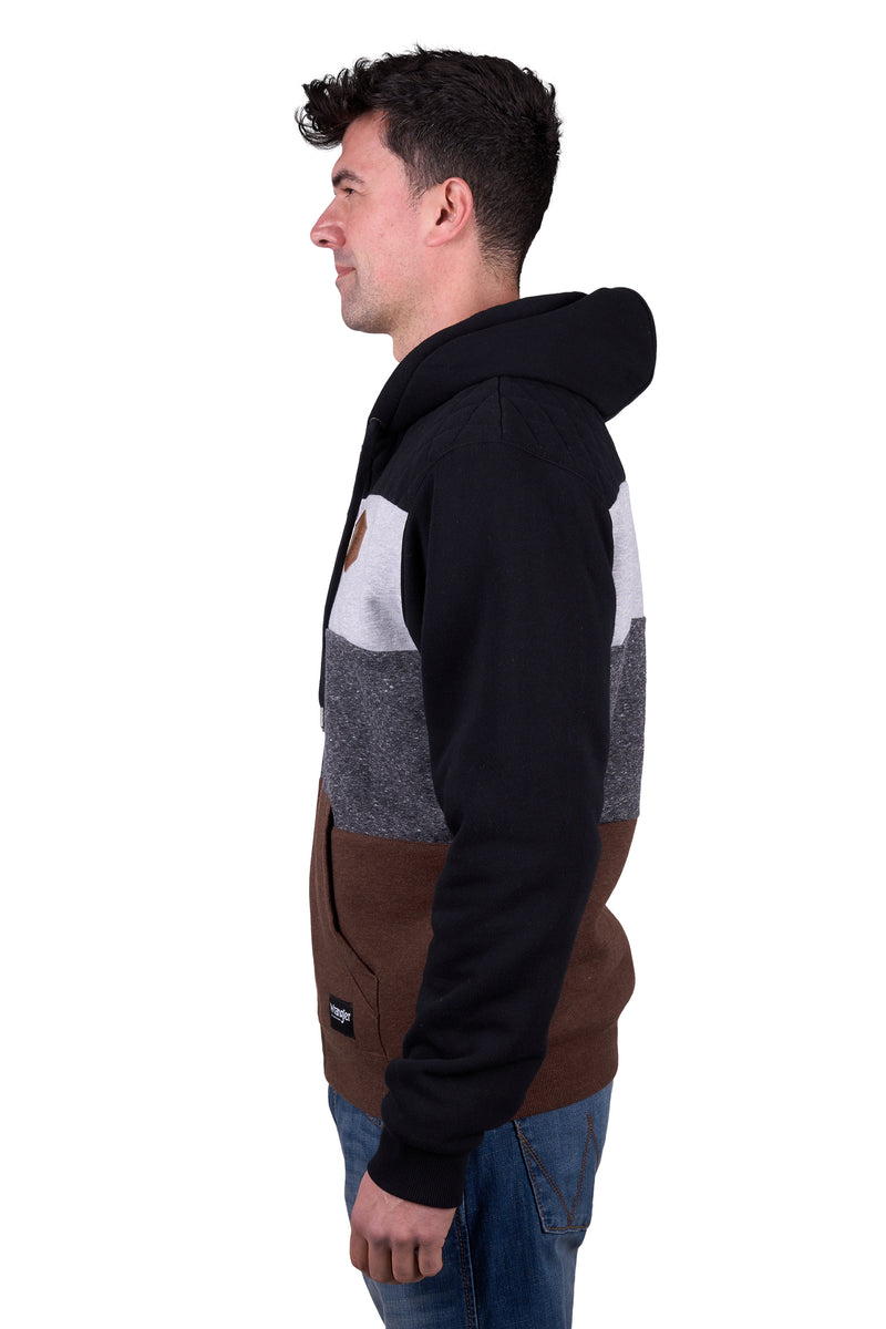 Thomas Cook Men’s Eric Zip Through Hoodie - Black/Multi