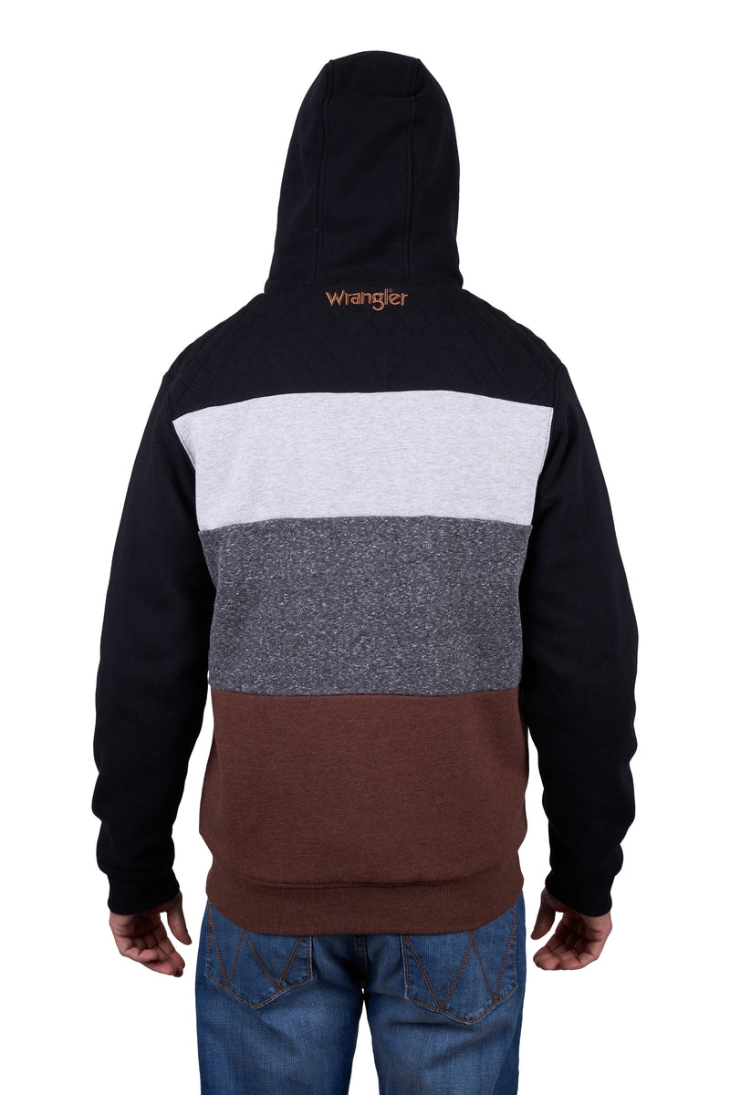 Thomas Cook Men’s Eric Zip Through Hoodie - Black/Multi