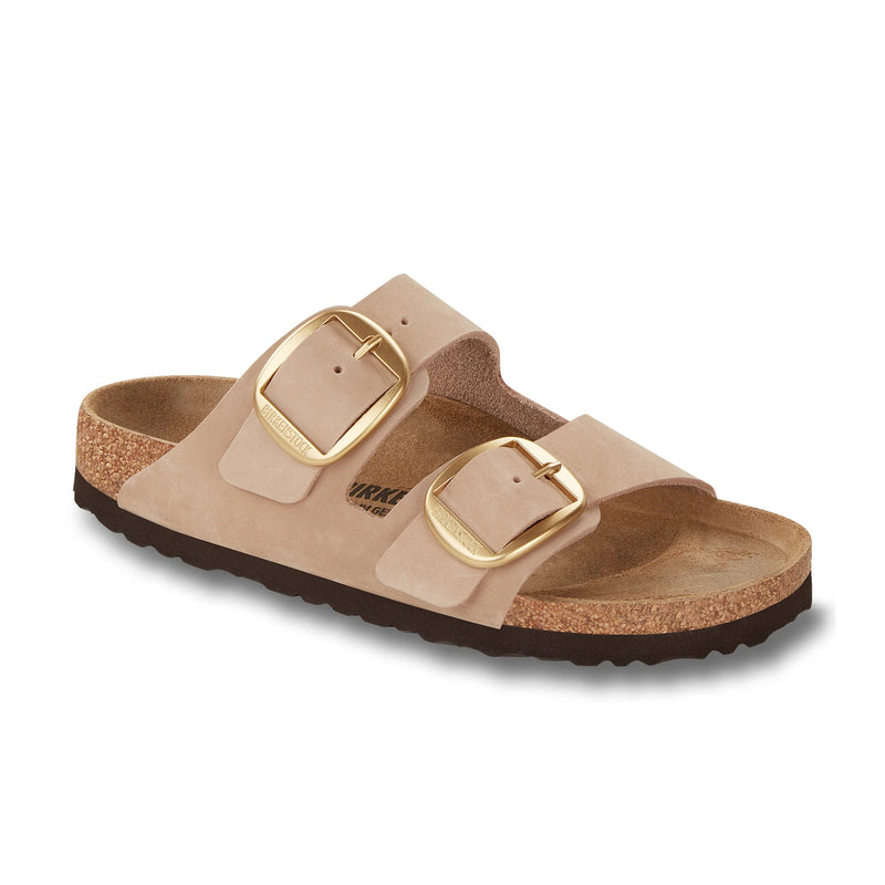 Birkenstock Arizona Big Buckle Sandcastle - Nubuck Leather Regular