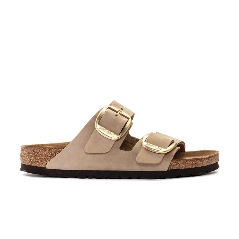 Birkenstock Arizona Big Buckle Sandcastle - Nubuck Leather Regular